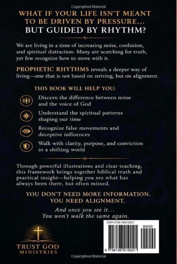 Prophetic Rhythms back cover